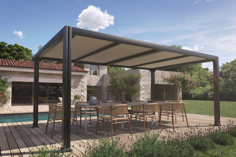 Pergola aluminium 5x3m autoportante Austin