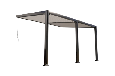 Pergola adossée Melbourne 3x4m aluminium