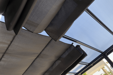 pergola polycarbonate adossée mur Stockholm 